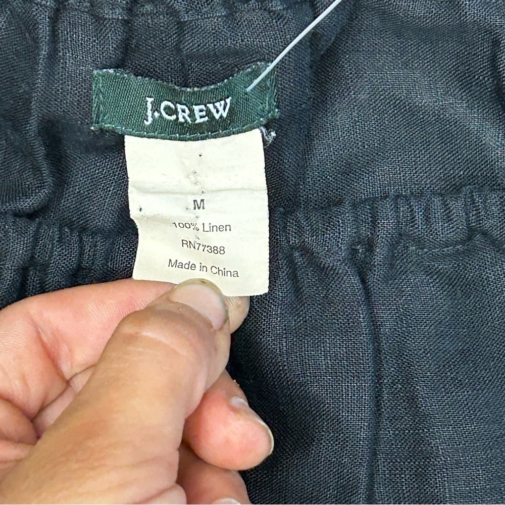 J. crew embroidered linen blouse - Picture 3 of 4